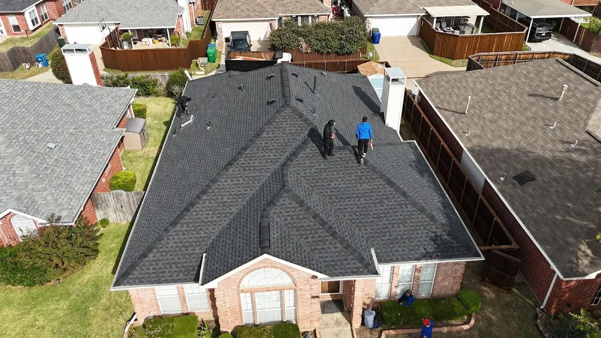 Commercial Roofing work in progress on a Carlsbad property